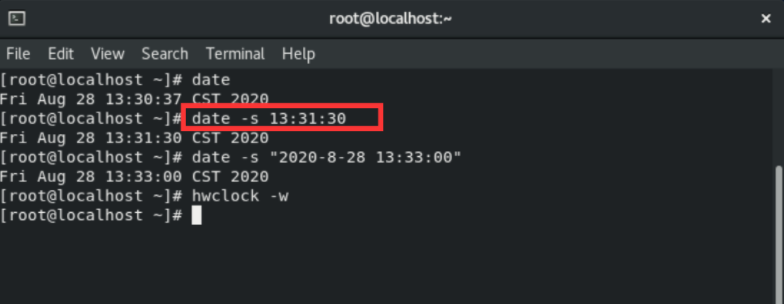 linux时间修改命令怎么操作